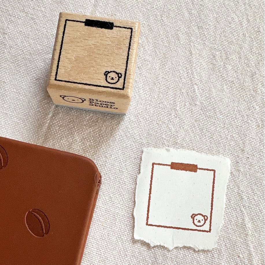 Our adorable Bear wooden stamps are here! Our stamps add a sweet and cute touch to your planner or journal. Add them in your journaling, planning, and memory keeping spreads!
Stamped image is approximately 1.1"x1.1".
