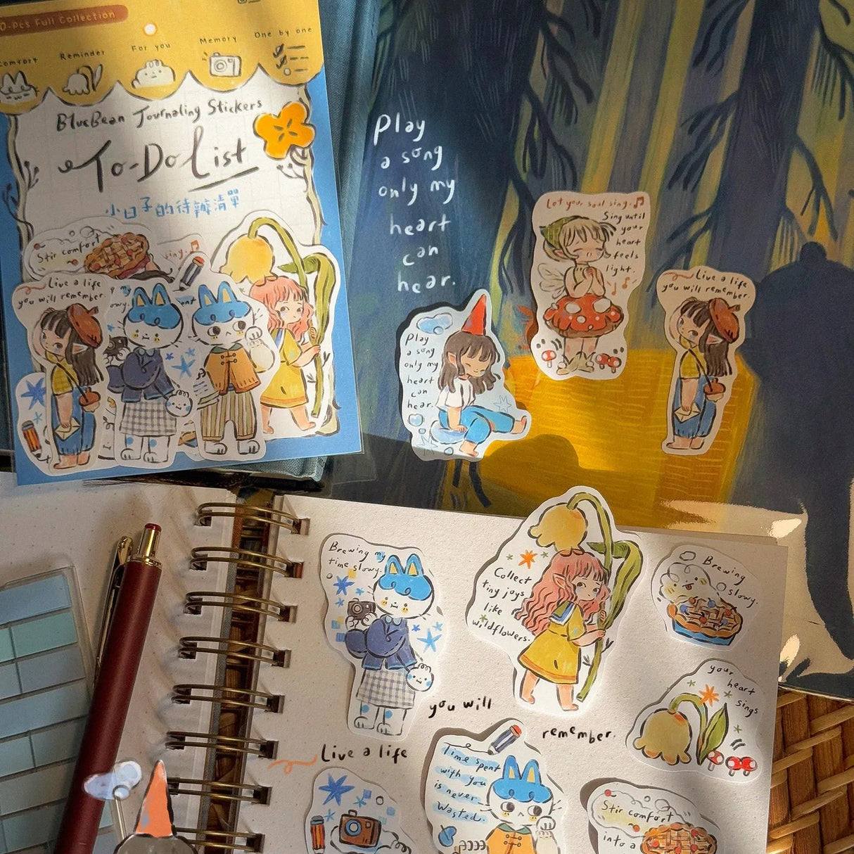 BlueBean Sticker Pack - To Do List