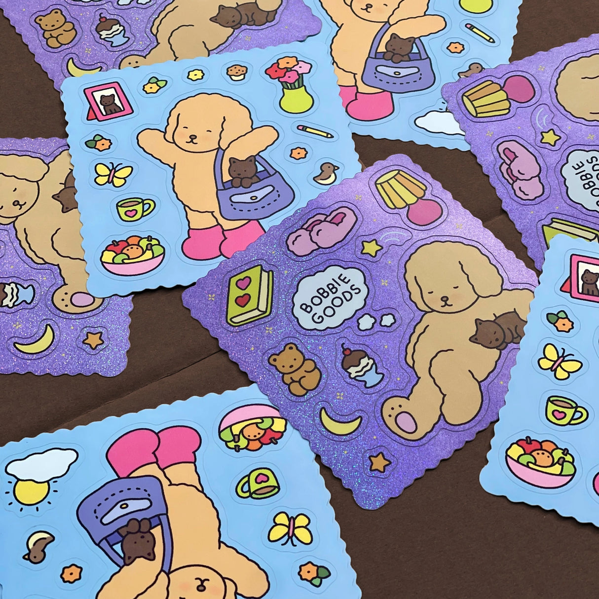 Bobbie Goods Sticker Sheet - Night Glitter
Goodnight . . . 💫
1 sticker sheet
10 individual stickers
5 x 5 "