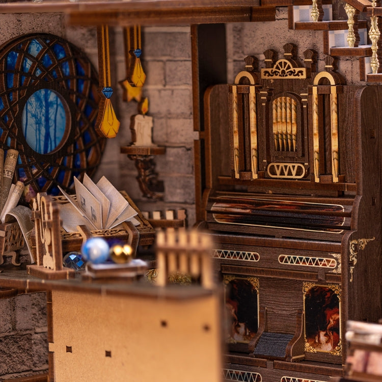 Book Nook Kit: Nebula Common Room with Dust Cover