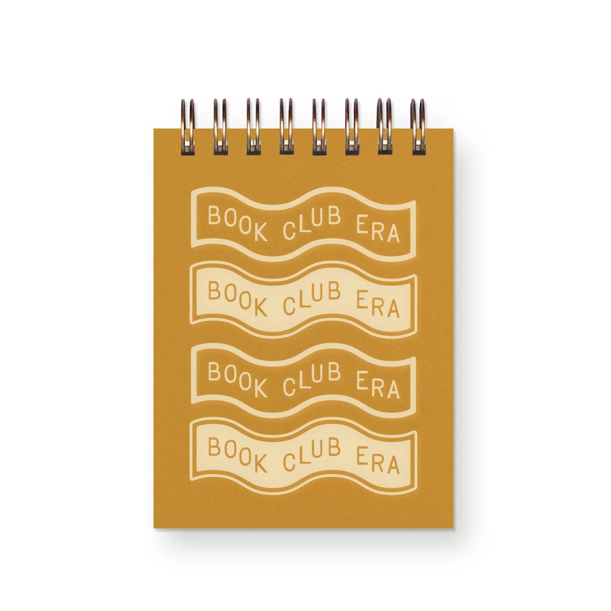 Step into your book club era with our delightful mini notebook, featuring a captivating wavy design and the phrase "Book Club Era" on the cover. Perfect for book lovers and note-takers alike, this notebook is designed to inspire and accompany you through every literary journey.
Additional Details :
-3”x4"
-65 Unlined Interior Pages
-Uncoated Vellum 70# Text Off-White Interior Paper
-Bronze Wire-O Binding
-Locally Made in Lawrence, Kansas
-Packaged in a clear cello sleeve
