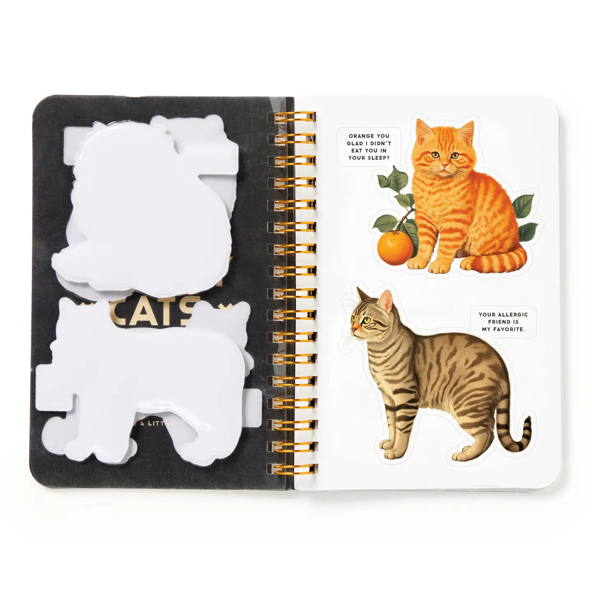 Brass Monkey Moody Cats Googly Sticker Book