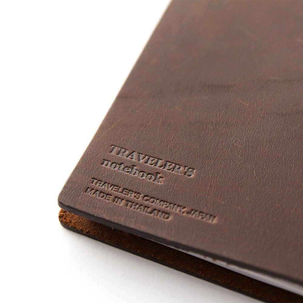 Cuaderno de viaje marrón (tamaño normal)