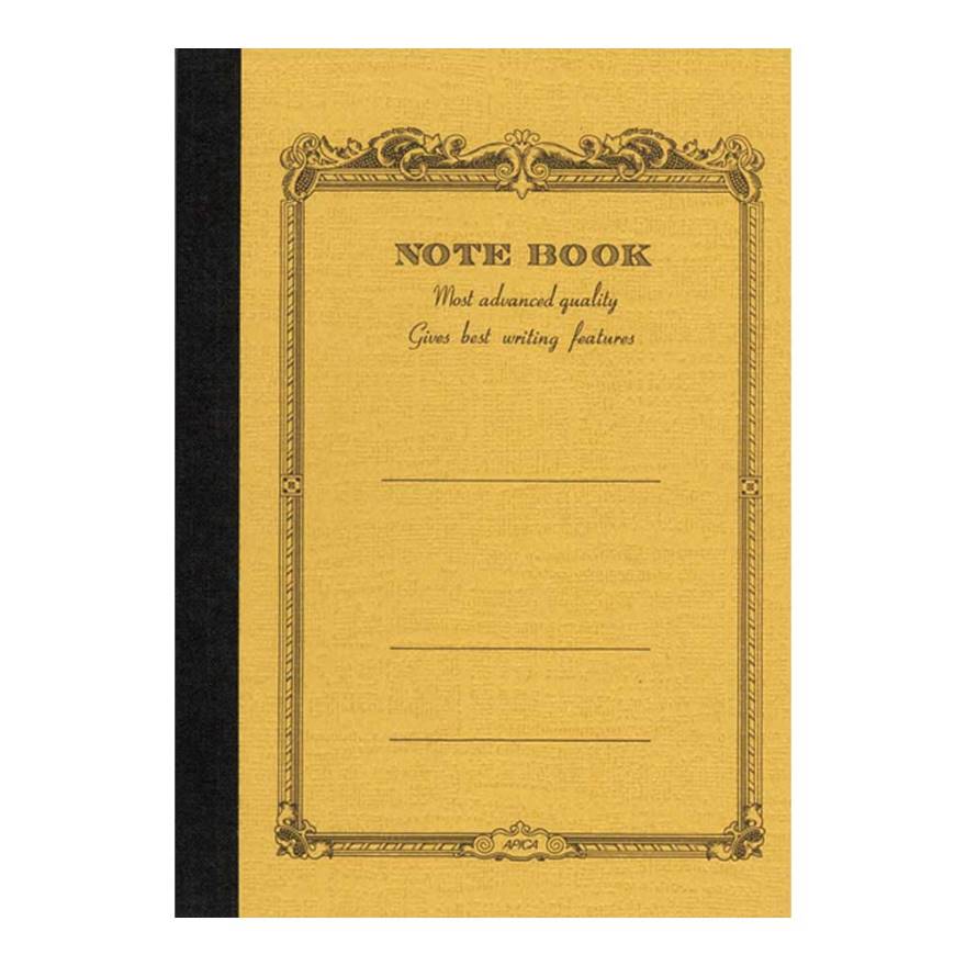 Apica A6 Lined Notebook - Mustard