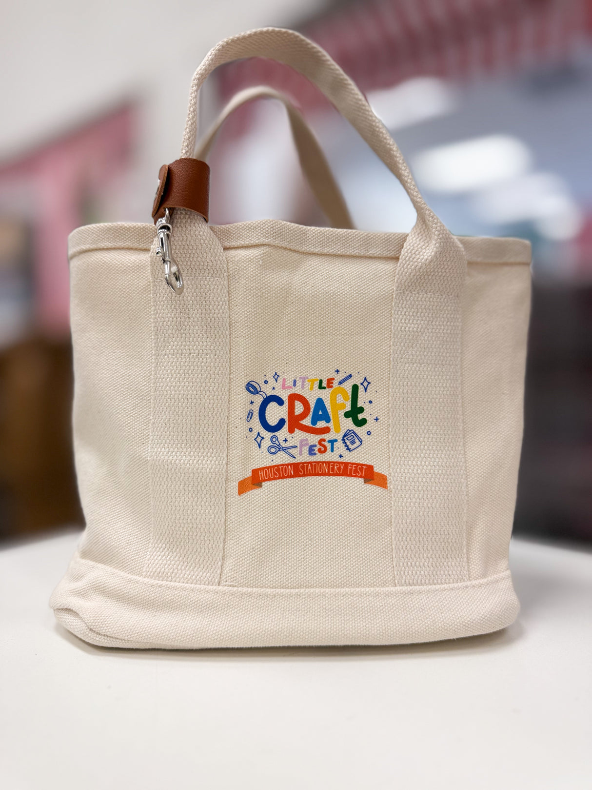 Mini Canvas Tote Bag - Little Craft Fest Exclusive