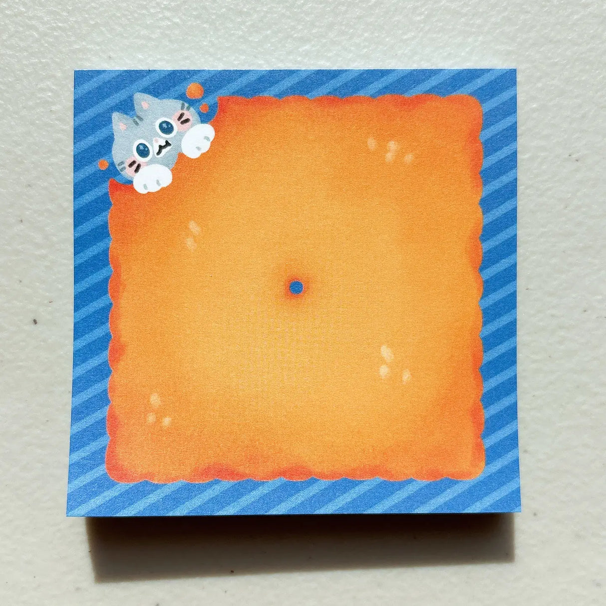 New memo pads featuring cute cats with cheese designs!
Details
Approx 3.5 in x 3.5 in square
48 pages each
Printed on 70lb/105gsm paper
Backed with thick recycled cardstock backing
NOT sticky!