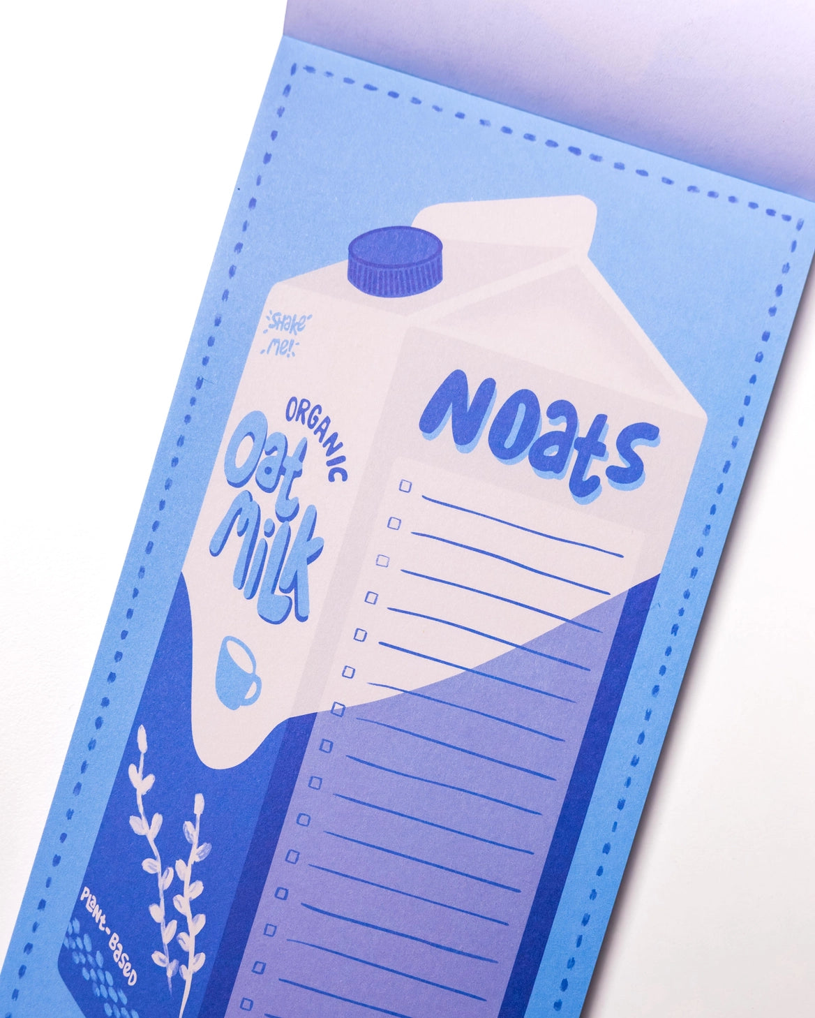 Oat Milk "N-Oat-Pad" Notepad by Clem & Co.
Clem the Bun loves puns almost as much as she loves oats! So she thought the side of her oat milk carton was the perfect place to jot down all her n-oats!