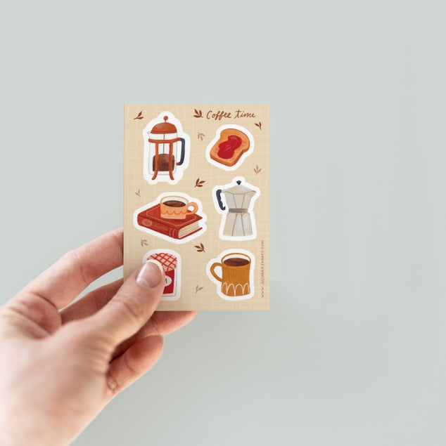 Julianna Swaney - Coffee Time Sticker Sheet