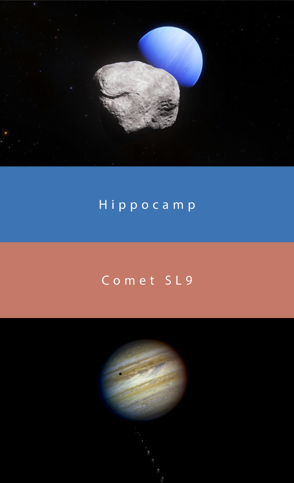 Colorverse Hippocamp & Comet SL9 Ink (No. 82/83) - Eye on the Universe - 2 Bottle Set
