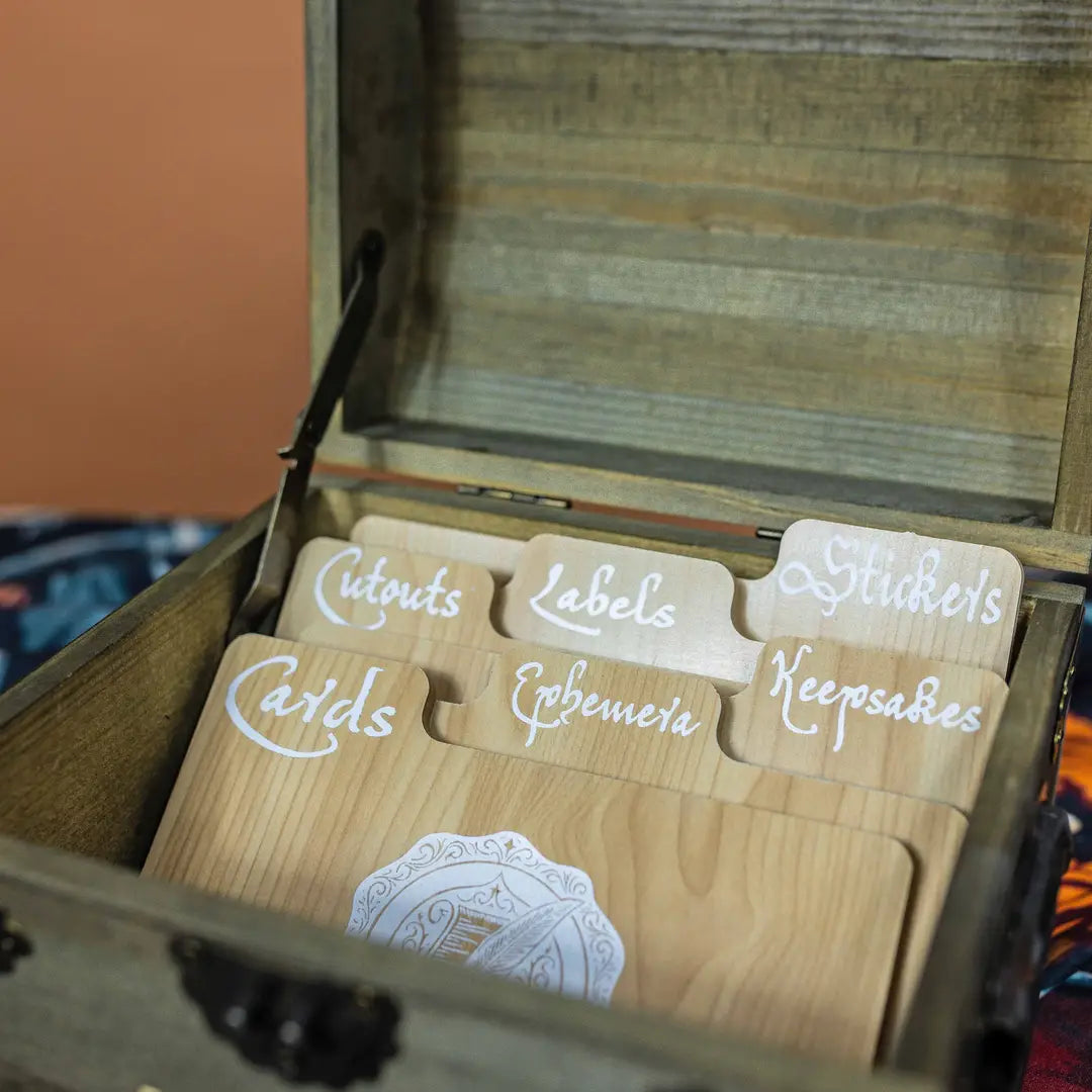 These wooden cabinets will add a beautiful decorative touch to your desk or creative space. They are also highly functional, with six tabbed separators. This product is handmade and an exclusive design of CoraCreaCrafts.
ππ¦π©π¨π«πππ§π ππ¨ππ:
This product includes the wooden chest and separators only. Any decorative items on the inside are for display purposes only.
β’ Size: 18 x 15 x 12 cm (7.25 x 6 x 4.75 in)
β’ Weight: 40oz