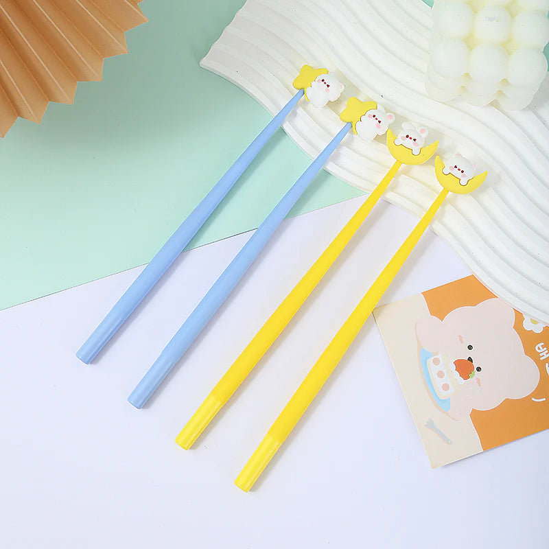 These cute animal gel pens are perfect for planning, for work, home, desk or for school. They will be a beautiful addition to your pen collection!
• 0.5mm Gel Ink
• Black Ink
• Writes very smoothly
• Measures approx. 6" - 7"
• Includes 1 pen, we will send one random color/design