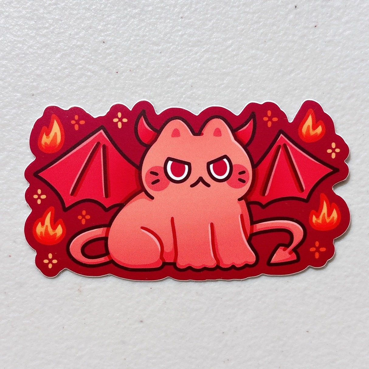 Sticky Rice Co - Demon Cat Vinyl Sticker