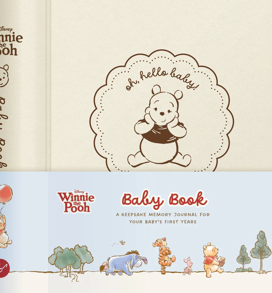 Create a heartfelt, Pooh Bear–inspired heirloom to be loved by your family for years to come. Complete with adorable illustrations from the Hundred-Acre-Wood, this charming scrapbook journal invites you to record important moments, save precious keepsakes from baby's first years, and fill each page with unforgettable memories to treasure for a lifetime.