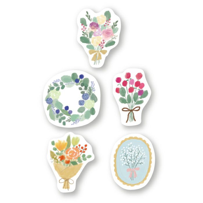 Dried Flower Flake Sticker
