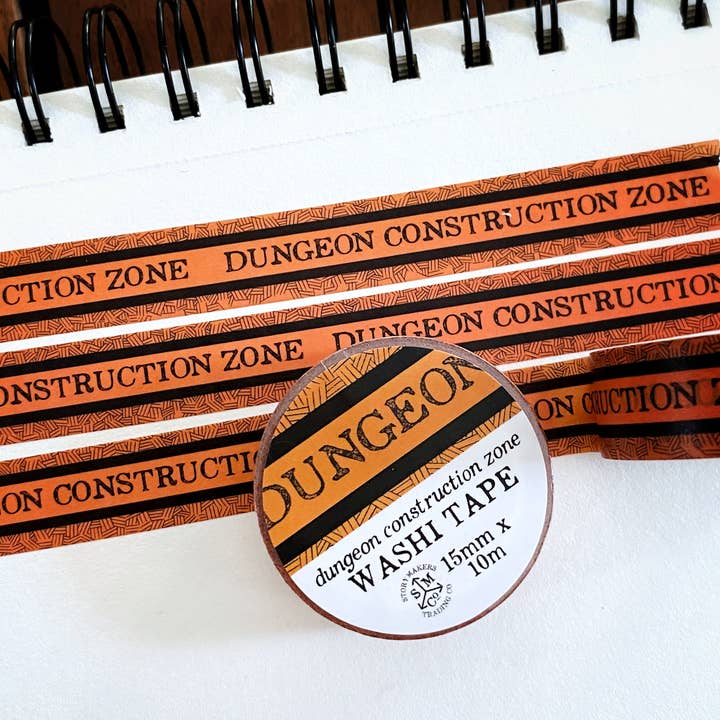 Kingdom of Threads - Dungeon Construction Zone Washi Tape