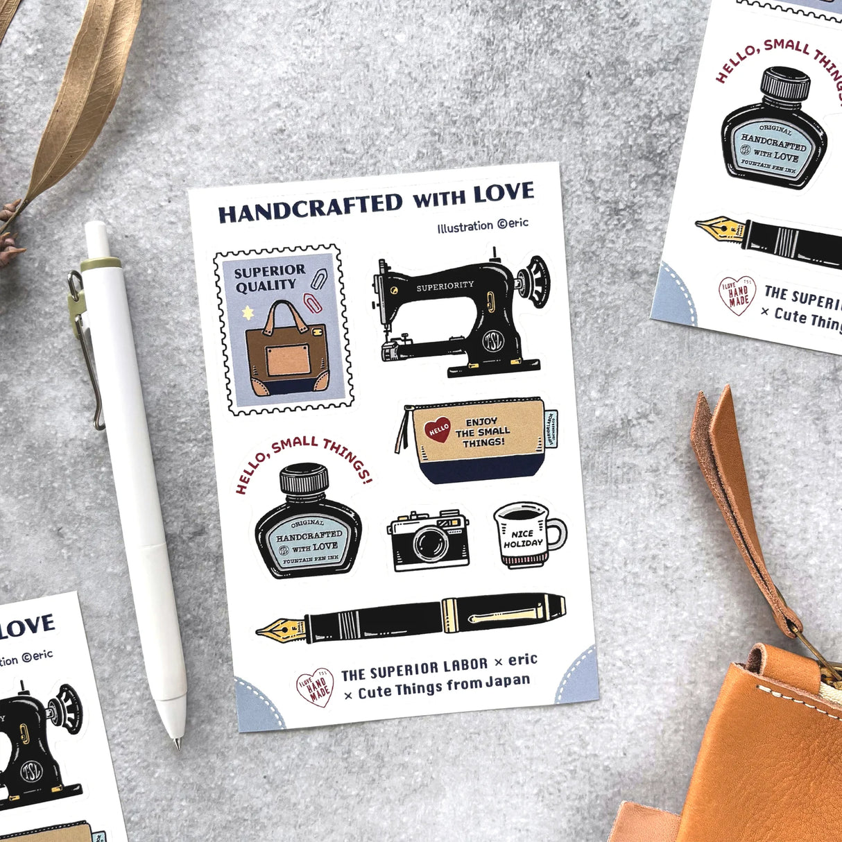 Eric Small Things - Handcrafted With Love Sticker Sheet