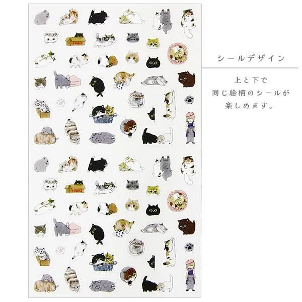 Exotic Shorthair Sticker Sheet
This is a small size transparent material sticker that is easy to decorate in planners or journals. It contains two identical illustrations, so you can use it for preservation, matching, or sharing.
Sheet size: Length 150× Width 90mm
Includes 1 sticker sheet