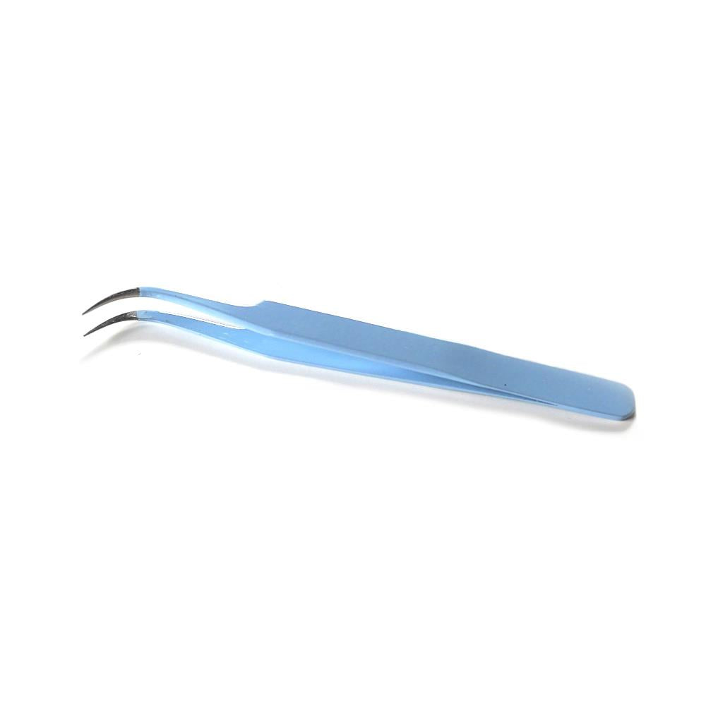 Fine Pointed Tweezers Blue