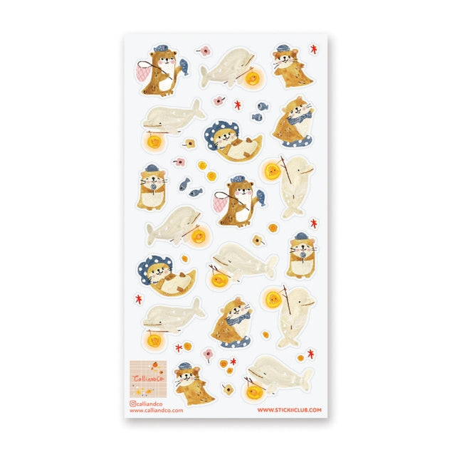 STICKII - Fishy Business Otter Sticker Sheet