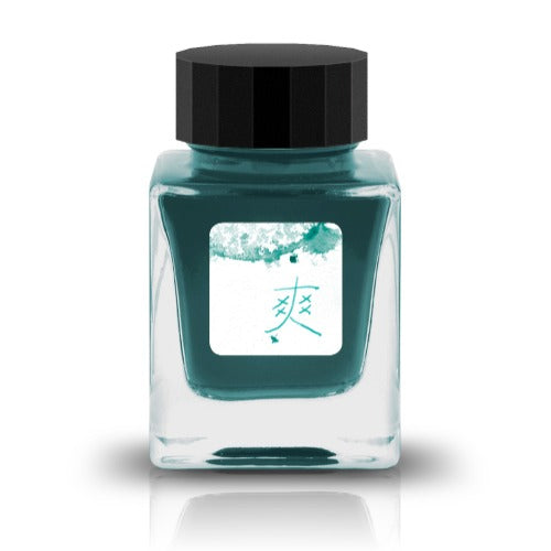 爽 (Refreshing) Ink
The Fixation collection features deep and saturated waterproof fountain pen inks. The colors featured in this collection are inspired by and named after Japanese culture and nature.
RGB: 91, 195, 201
Turquoise
30ml
Waterproof Pigment
