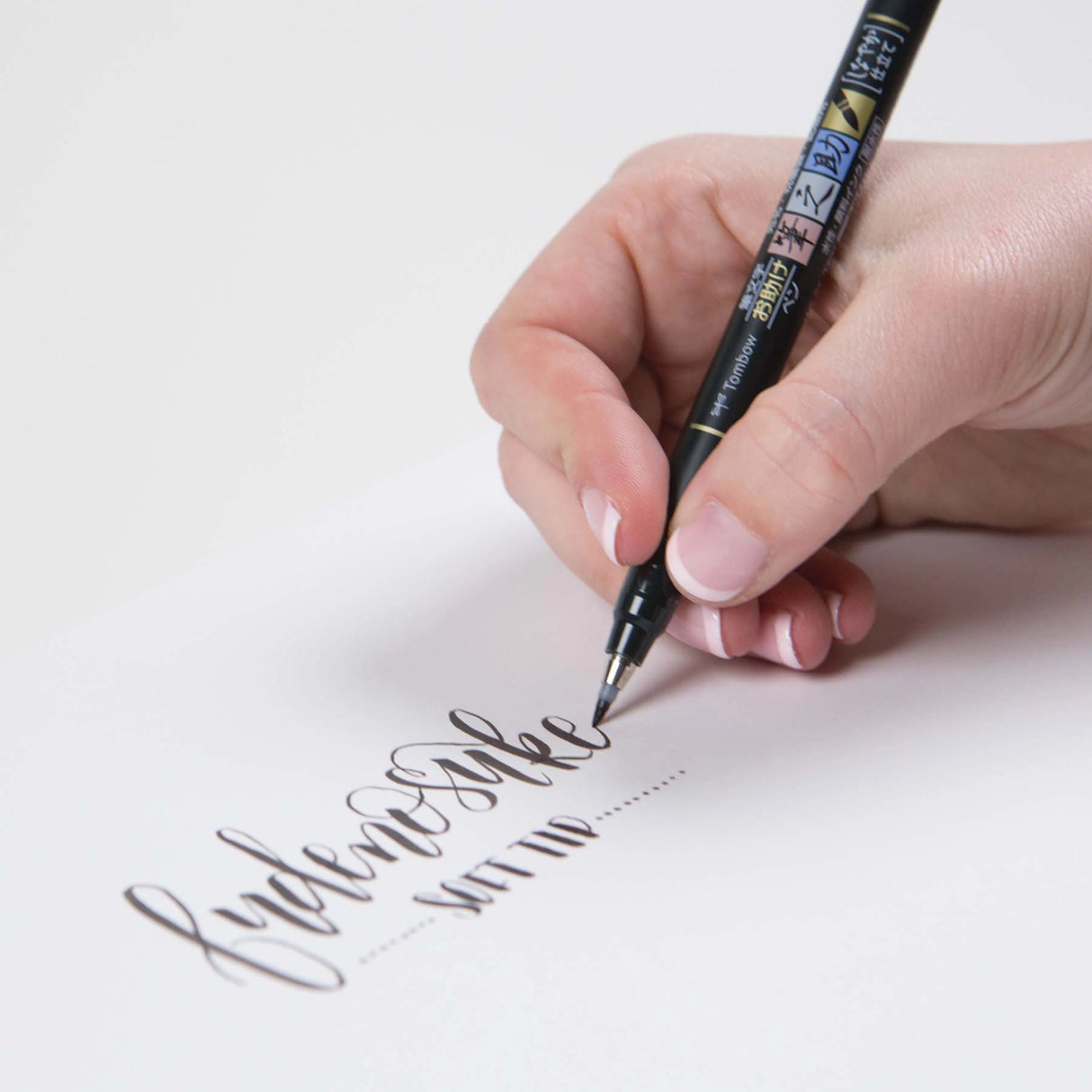Contains the soft, hard tip and twin tip Fudenosuke Brush Pens.
Features a flexible brush tip for different lettering and drawing techniques. Create extra-fine, fine, or medium strokes by a change in brush pressure. Great for calligraphy and art drawings.
Soft tip, hard tip, and twin tip– water-based, pigmented black ink.
Odorless.
Non-refillable.