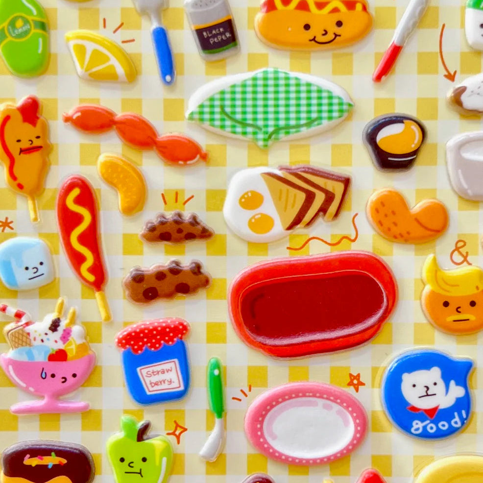 Sweeten up your journal, planner, or craft projects with the Dessert Box Puffy Sticker Sheet from Funny Sticker World. Filled with adorable dessert‑themed illustrations, this sheet brings a playful, sugary charm to any page.
Puffy sticker sheet
Includes 1 sticker sheet