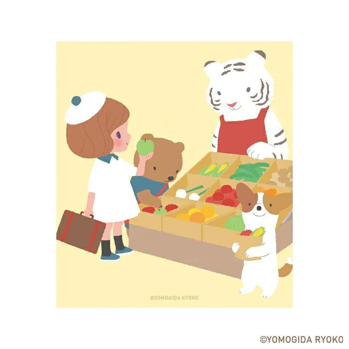 Introducing the cute memo pads from the wonderful artist Ryoko Yomogida's With Trip collection! It features a lovely girl character accompanied by her little animal friends as they adventure through the world. Choose from the various designs available to spread warmth one note at a time!