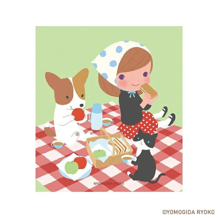 Introducing the cute memo pads from the wonderful artist Ryoko Yomogida's With Trip collection! It features a lovely girl character accompanied by her little animal friends as they adventure through the world. Choose from the various designs available to spread warmth one note at a time!