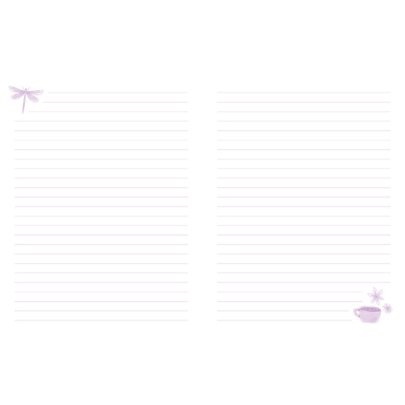 Grab a fresh cup of coffee and cozy up with this notebook to journal or take notes at home, work, or your favorite local dining spot. It includes 240 ruled pages, a ribbon placeholder, and an elastic band closure.
240 RULED PAGES: Includes 240 pages of premium lined pages to give you plenty of space to record your notes and thoughts or to keep track of your favorite Gilmore Girls™ quotes.
CONVENIENT SIZE: This 6 x 8–inch notebook is a comfortable size to fit in a bag or backpack to take with you for on-th