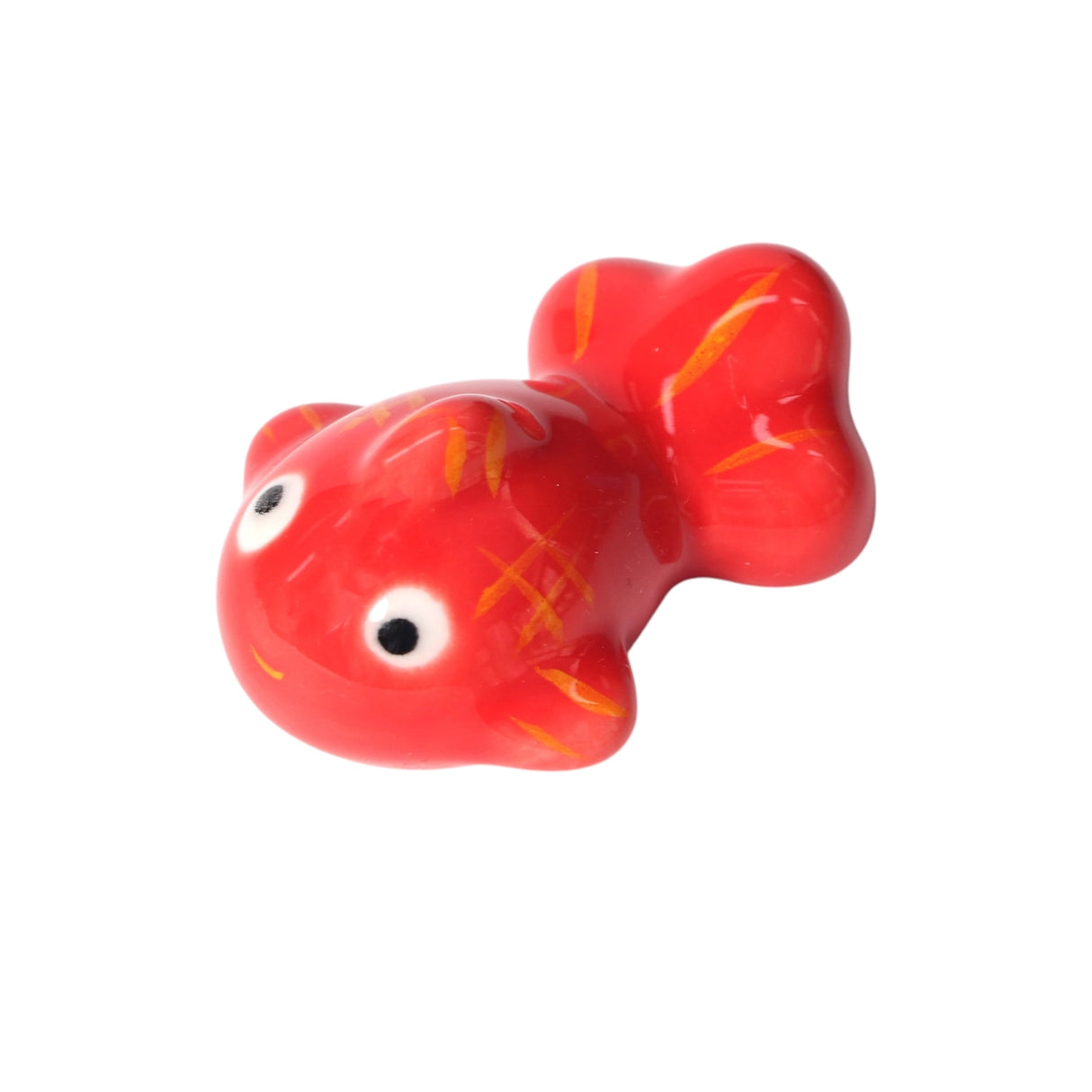 Porcelain goldfish Kingyo chopstick rest/ pen rest.