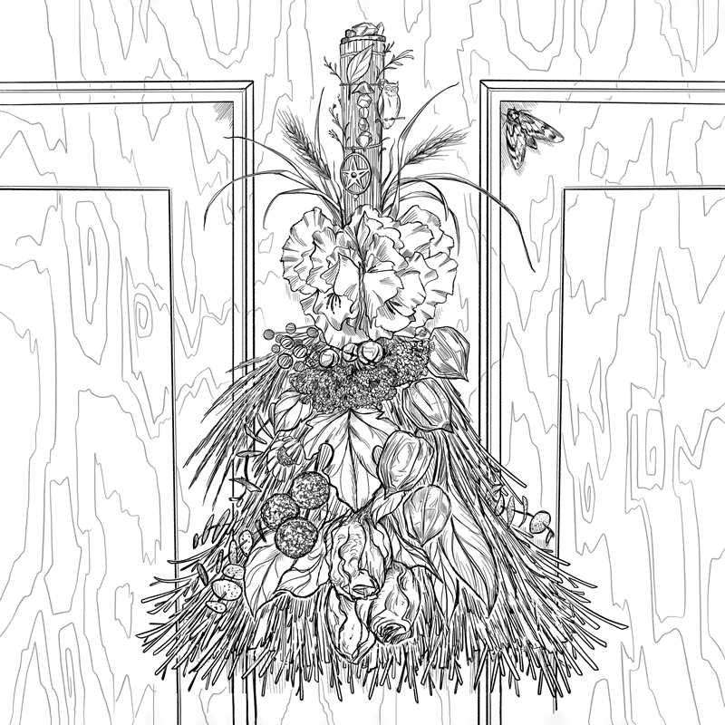 The magic of The Green Witch meets adult coloring with this collection of 35 witchcraft-inspired scenes showcasing the natural elements and mysticism of green witchcraft.
Nurture your creative energy and the green witch within with The Green Witch’s Coloring Book featuring 35 witchcraft-inspired scenes that nourish and nurture green witchcraft lovers. From the Green Witch series, this coloring book includes lush forest scenes to crystal spreads and herb bundles.