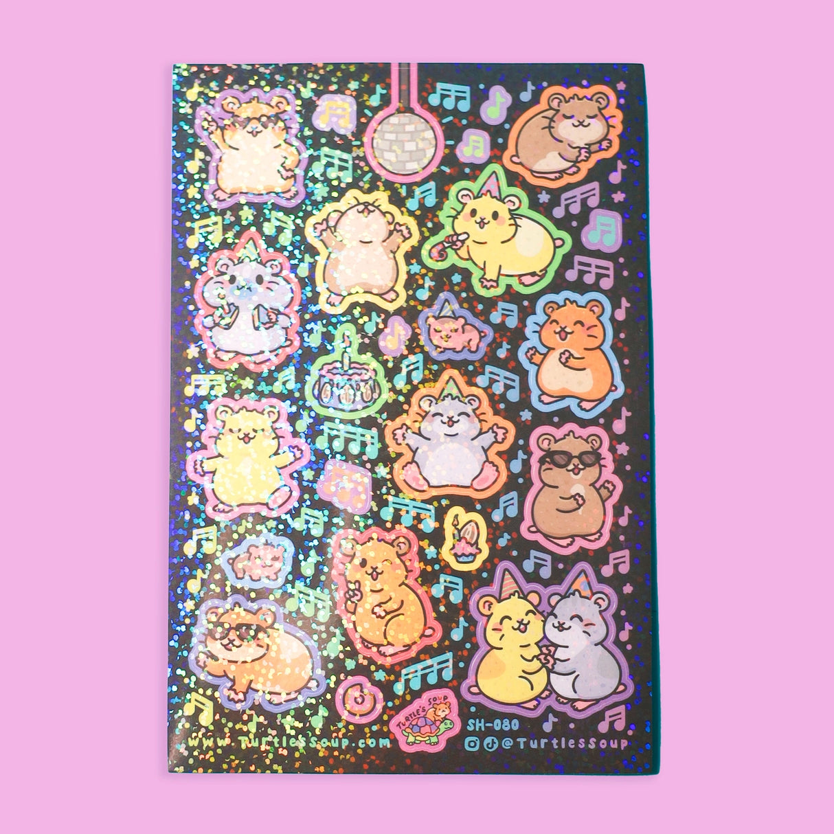 🐢 Our Kiss Cut Sticker Sheets are 4 inches by 6 inches and include one (1) sheet per package, with 10 to 20 individual waterproof, stickers on each.
🐢 Each sheet is enclosed in a sleeve with an art backing card and are retail-ready!
🐢 Stick them on water bottles, laptops, cars, coolers, helmets, skateboards, or just about any flat surface you can think of. 
