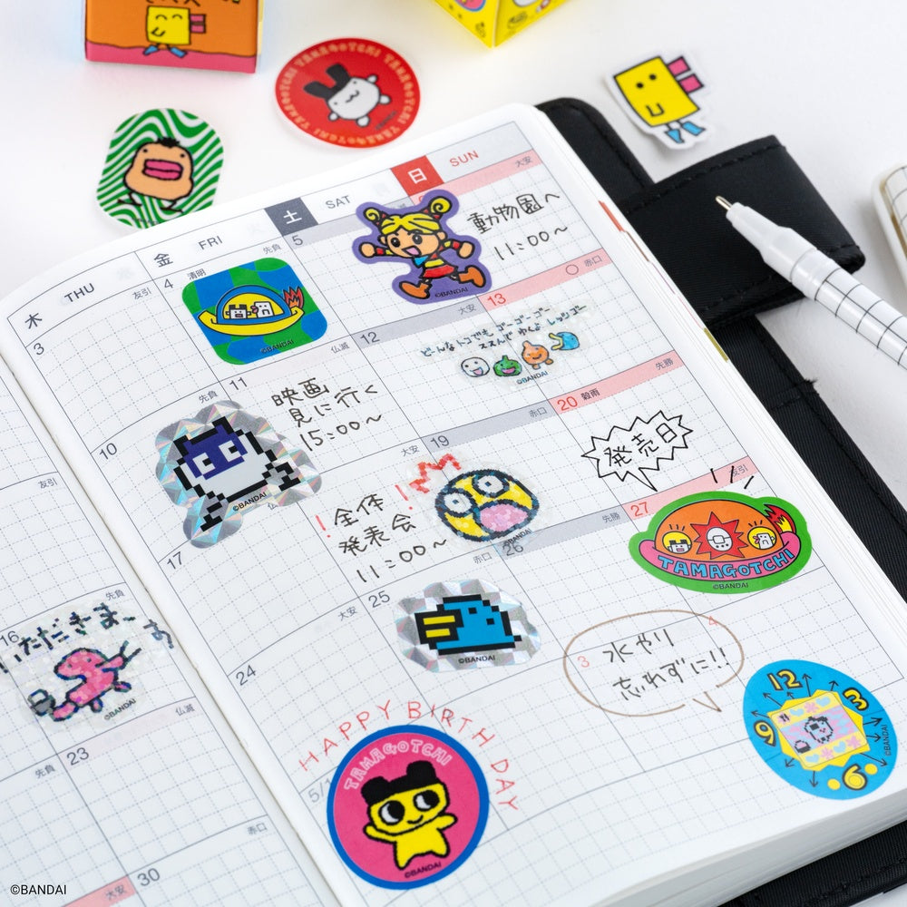 Hobonichi Tamagotchi: Flake Stickers (Set of 3 Boxes)