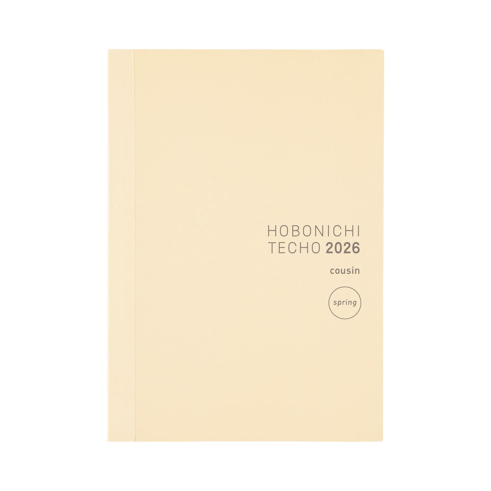 Hobonichi Techo 2026 Spring Japanese Cousin Book A5 (April Start)