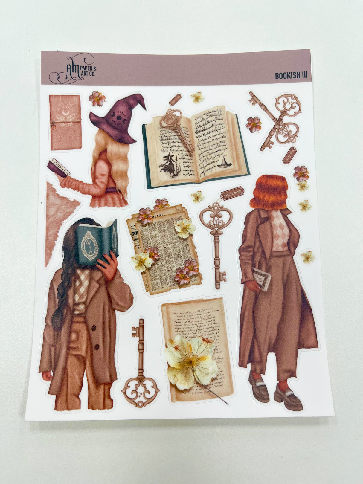 Bookish 3 Sticker Sheet