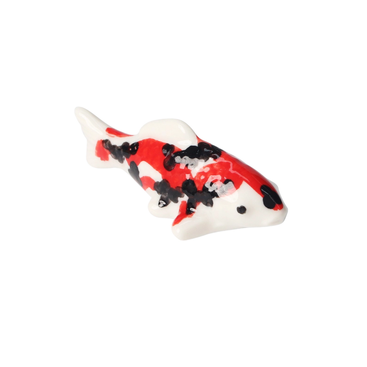 Porcelain Japanese Koi Fish chopstick rest / pen rest.