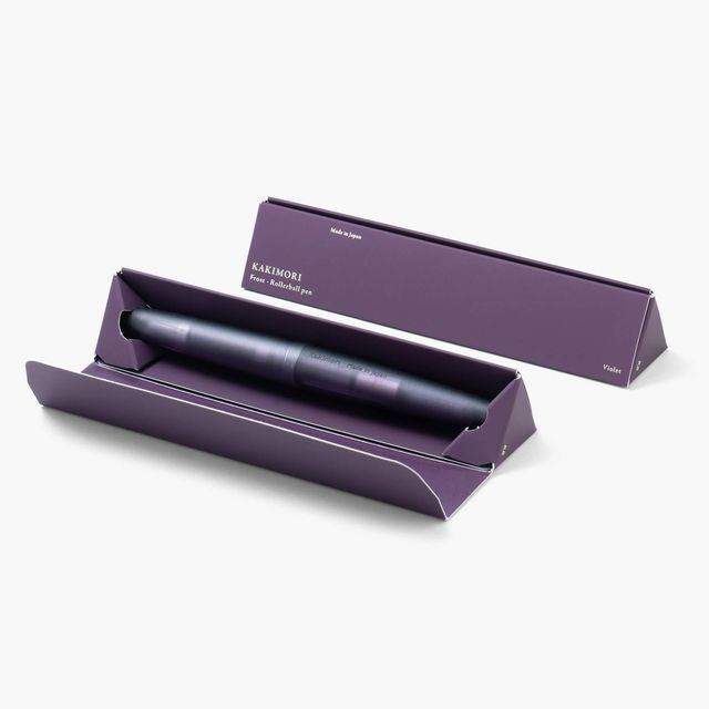 A pen that evokes the texture of frosted glass. Its translucency reveals the internal mechanism as an aesthetic feature. Careful consideration of form and colour palette ensures an elegant presence, even when not in use.
The pen is equipped with thoughtful functionality, including an extended grip section and a screw cap designed for quick access with minimal turns. The visible ink level allows for easy refills.
Available in a Fine and Medium nib
Includes converter
Steel nib