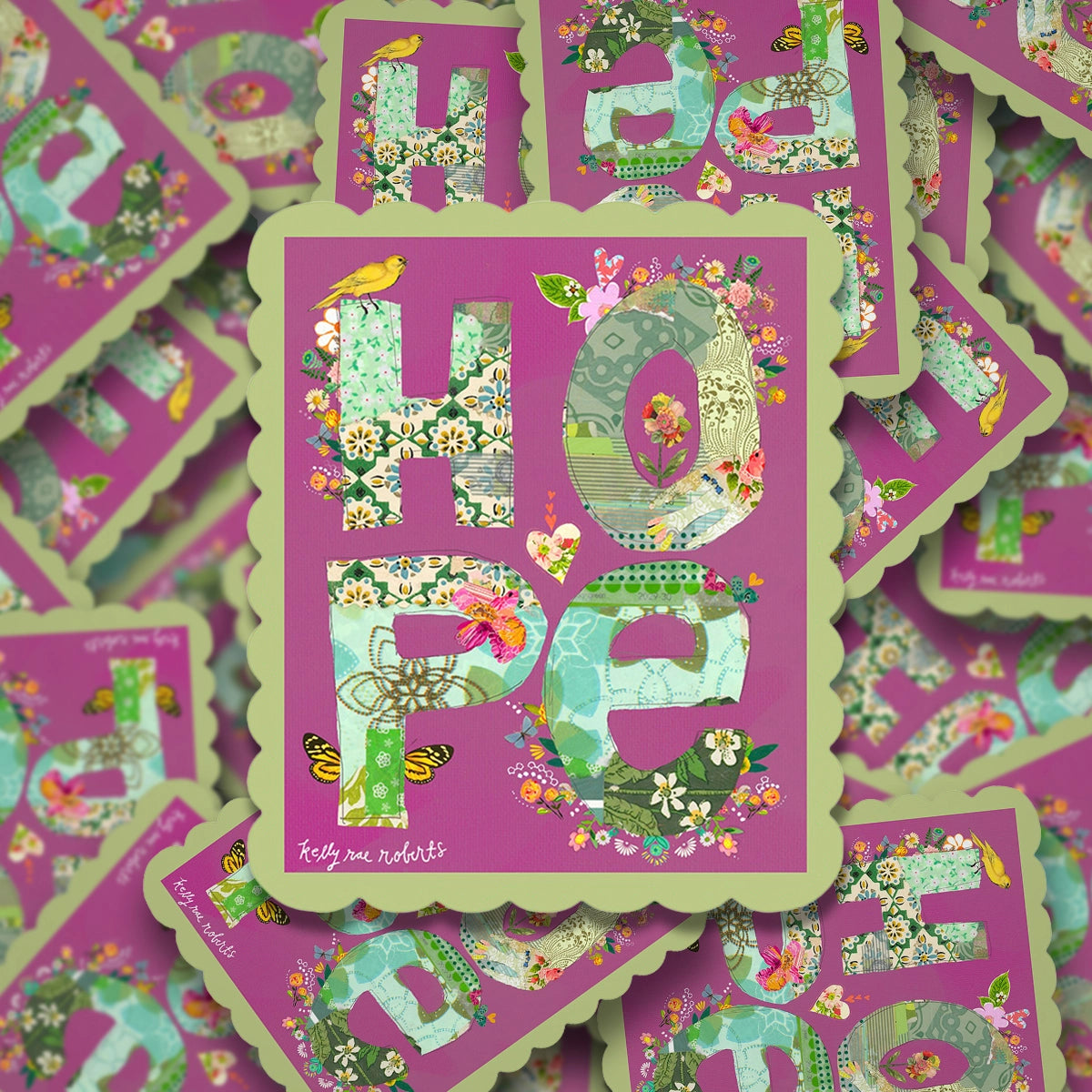 Kelly Rae Roberts Hope Ii Vinyl Sticker