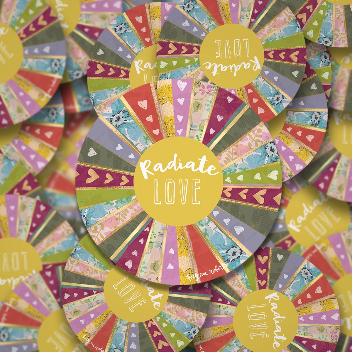 Kelly Rae Roberts Radiate Love Vinyl Sticker