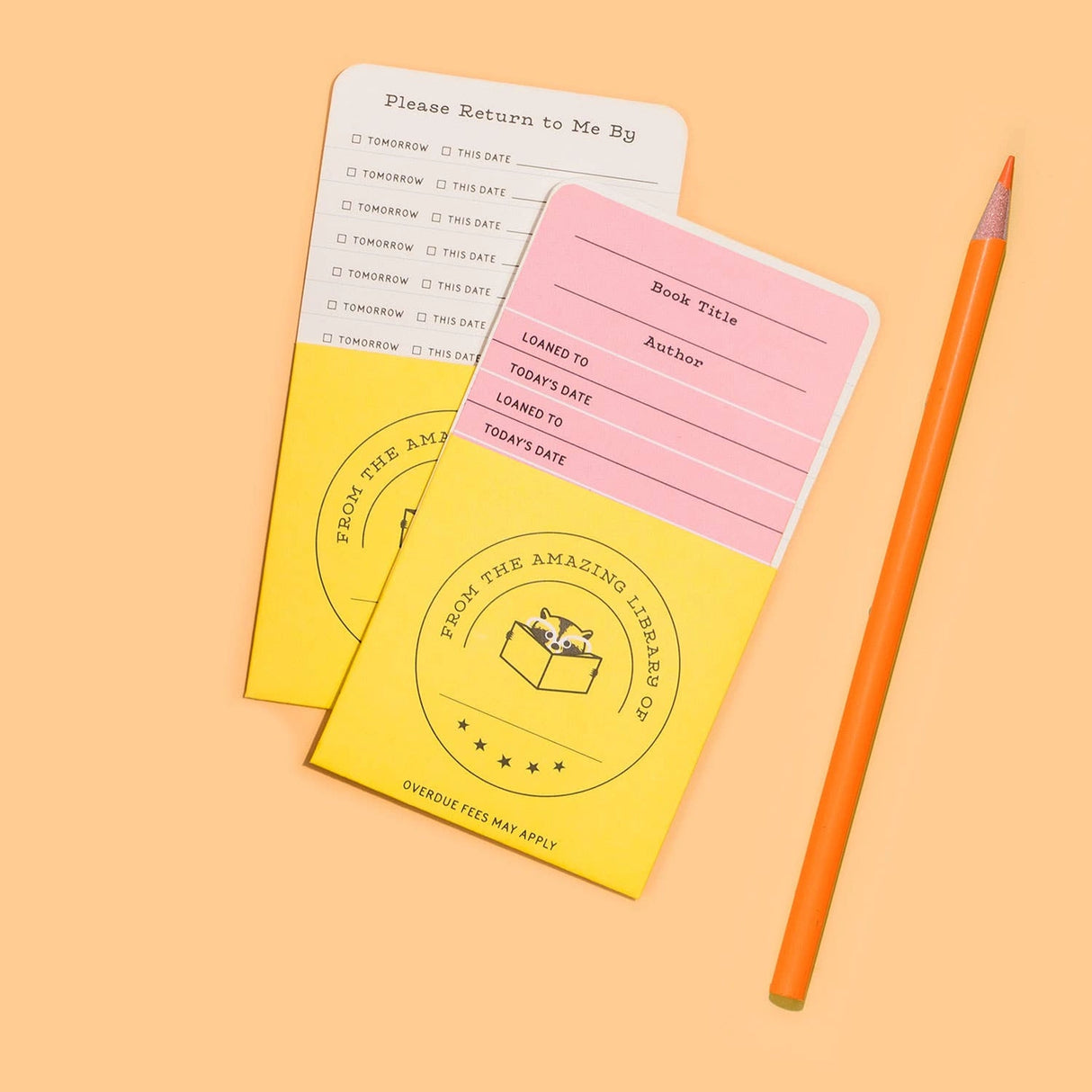 Run your own library at home with all your favorite books! This activity kit makes it fun & easy to share books with friends (or siblings or even grownups!). Just stick the special pocket inside any book you plan to lend and use the checkout card & official date stamp to mark the day you want it back— boom, you’re a librarian! Because loving books is cool and losing track of ’em is not.