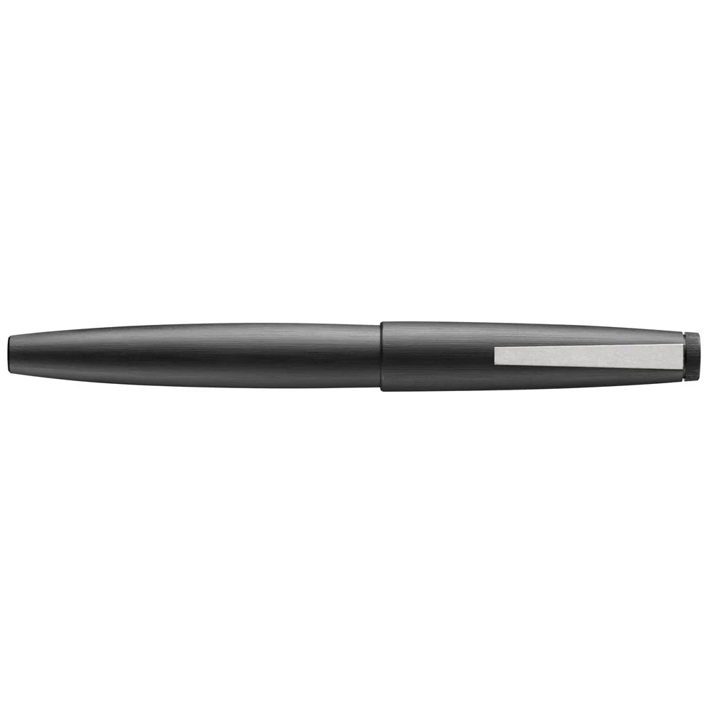 In the beginning was the LAMY 2000: since 1966, the icon has been writing design history. Then as now, the LAMY 2000 has always been a fixture of the LAMY design. It stands out above all for its high level of engineering and embodies a unique symbiosis of aesthetics and functionality. Experience a premium-grade writing experience thanks to seamless material combinations, an externally sprung stainless steel clip and comfortable body balancing.
Piston operated filling system
fibreglass
fittings: stainless s