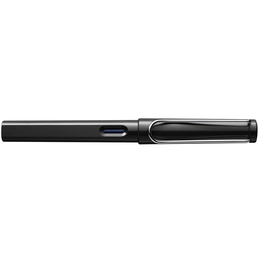 Fountain pen, icon, global success: the LAMY safari has been a beloved classic since its introduction in the 1980s and enjoys a cult status untypical for a writing instrument. Countless colours and ever-changing special editions make hearts beat faster - whether for the pencil case or the carefully curated fountain pen collection.
The LAMY safari is more than the sum of its details: it is aesthetic, robust and individual. The distinctive, self-sprung clip keeps the writing instrument securely fastened in p