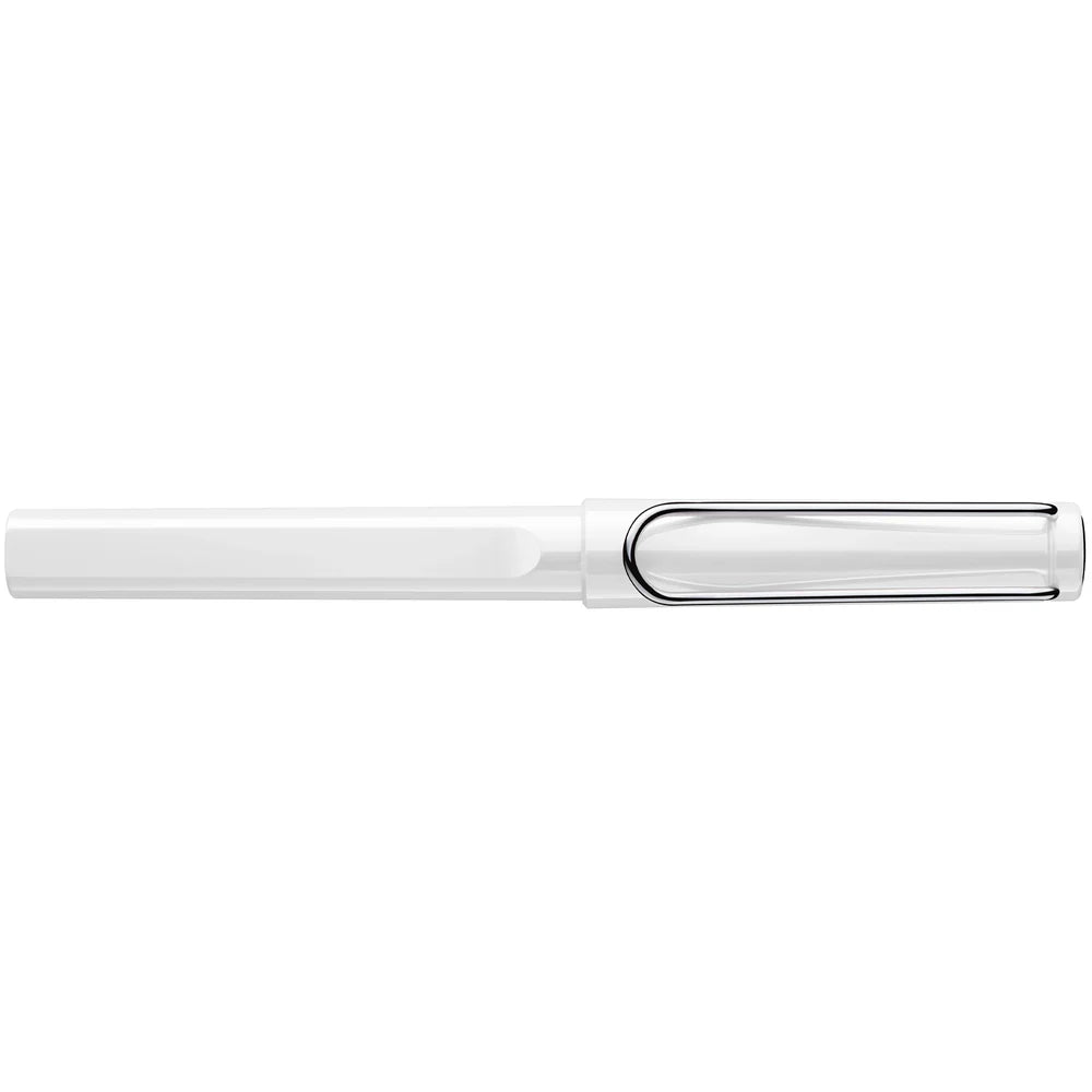 Fountain pen, icon, global success: the LAMY safari has been a beloved classic since its introduction in the 1980s and enjoys a cult status untypical for a writing instrument. Countless colours and ever-changing special editions make hearts beat faster - whether for the pencil case or the carefully curated fountain pen collection.
The LAMY safari is more than the sum of its details: it is aesthetic, robust and individual. The distinctive, self-sprung clip keeps the writing instrument securely fastened in p