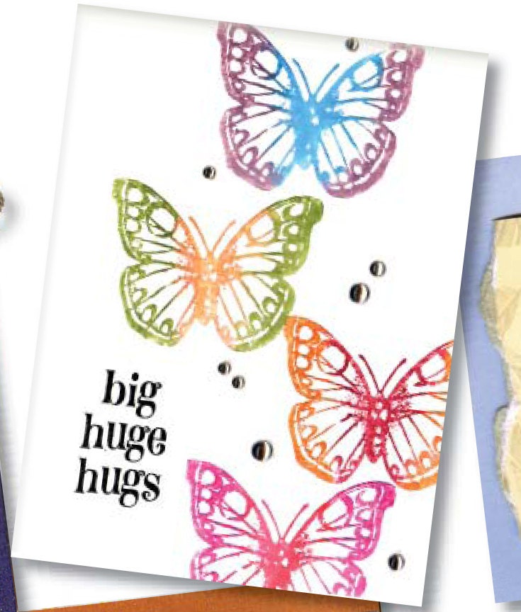 Papillons Stamp Set