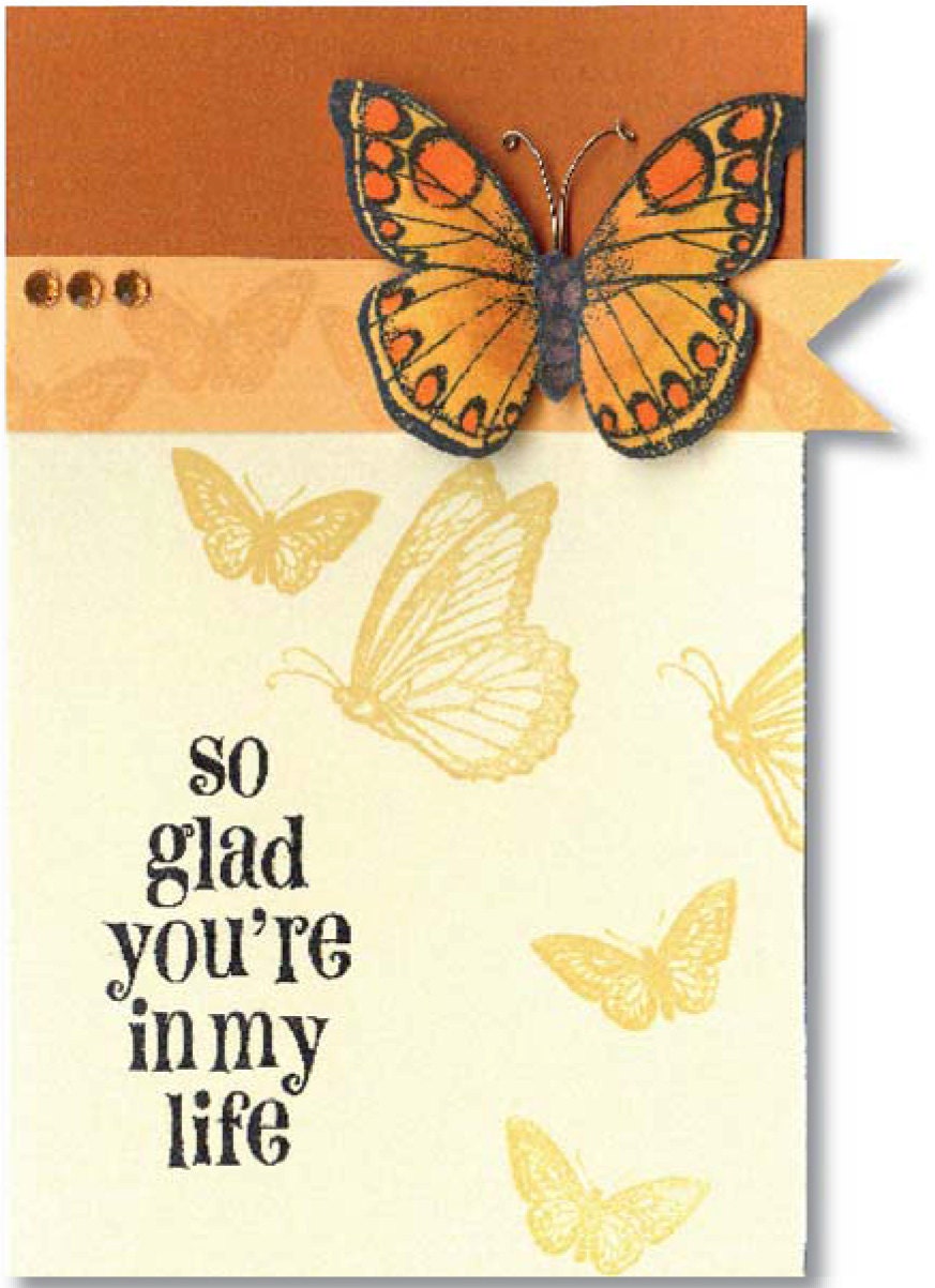 Papillons Stamp Set