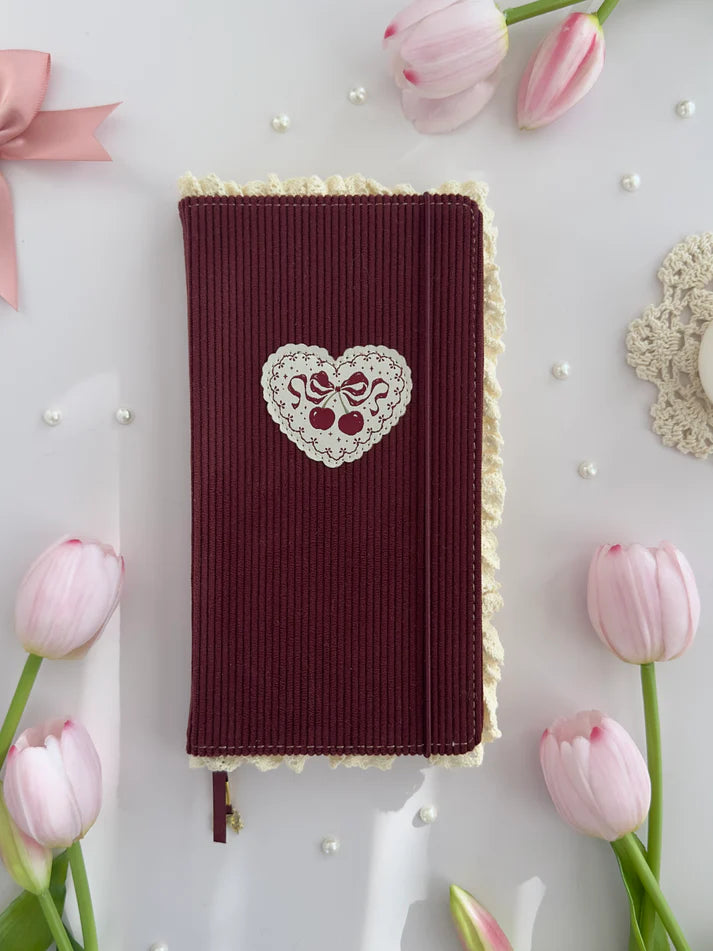 leelajournals Cherry Cake TN Notebook (Dotted, Gird)