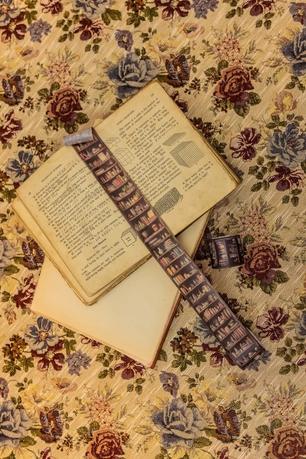 Cinta washi con bordes quemados