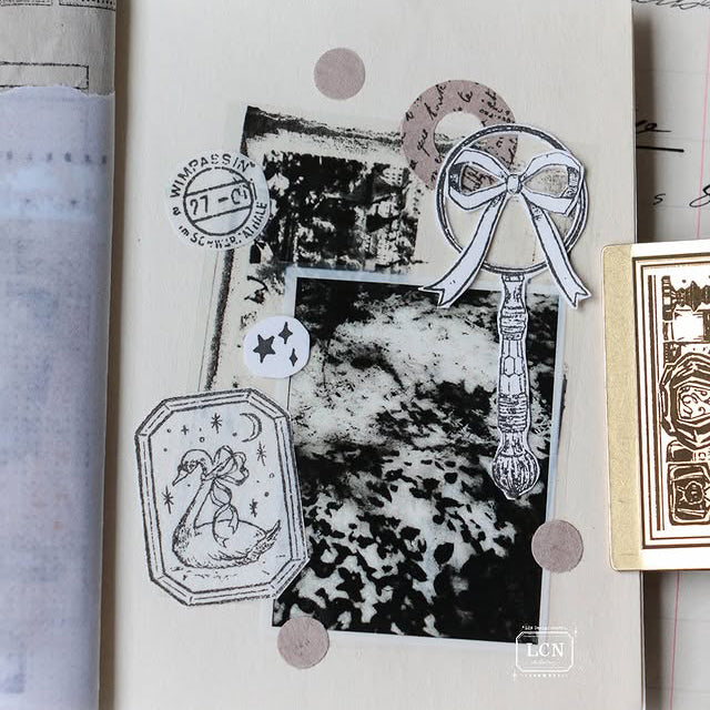 LCN Wooden Stamp - Magnifying Glass Large