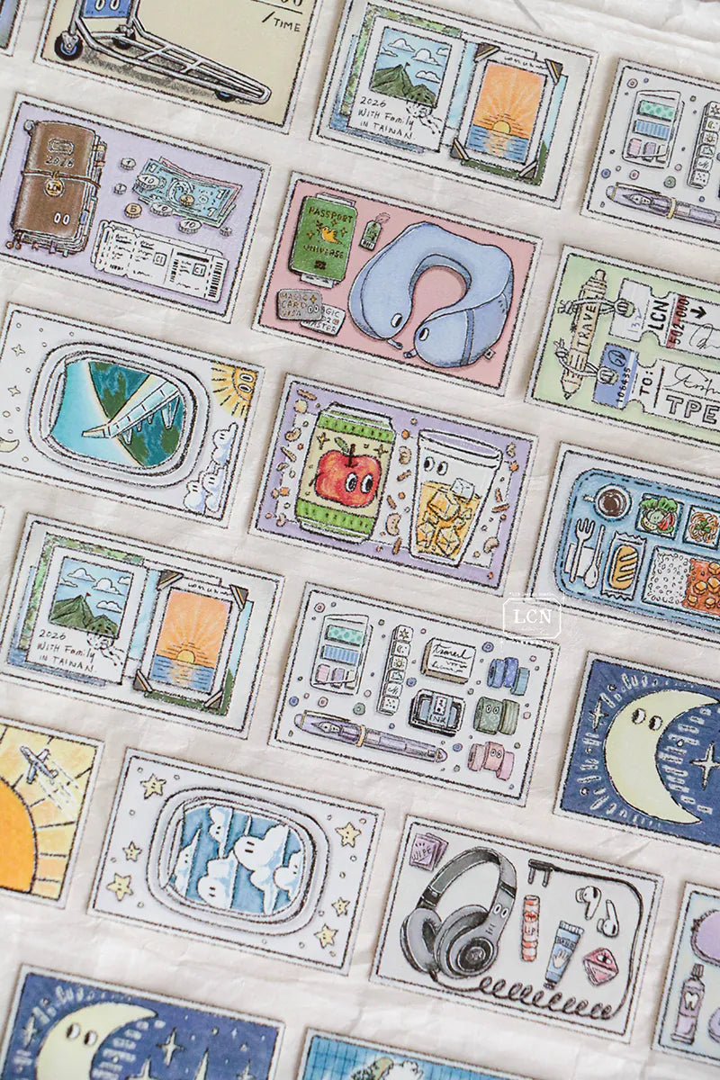 Lin Chia Ning PET Tape - When Travel
When travel color UV printing PET tape
Design by LinChiaNing
Made in Taiwan
PET tape.
Width: 5cm / Length: 10m
Loop: 100 cm
NOT pre-cut
Comes with one (1) roll of tape
Actual color might differ slightly from how it appears on screen due to differences in monitors