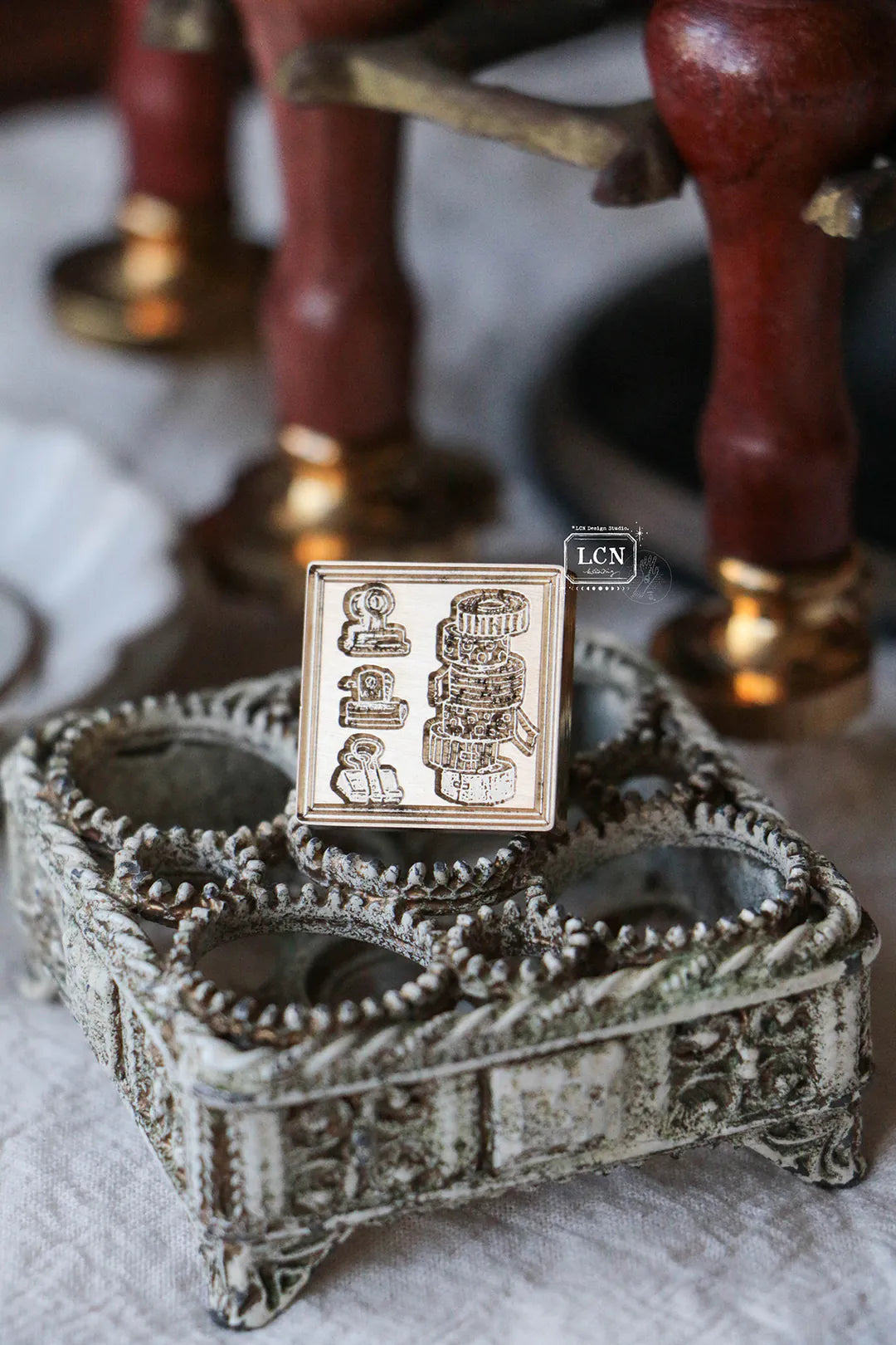 Lin Chia Ning Wax Seal Stamp Set - Stationery Tile 7